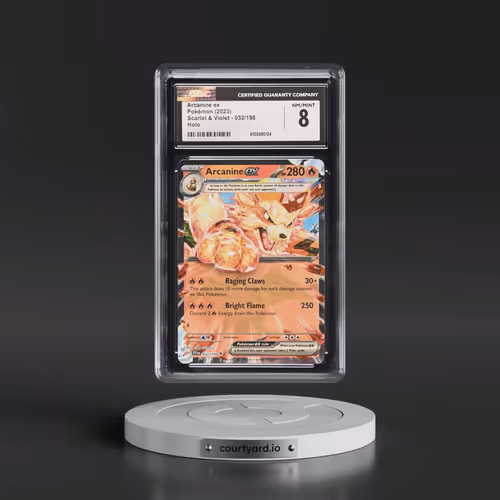 2023 Pokémon Svi EN-Scarlet & Violet #032 Arcanine EX - Holo (CGC 8 NM-MT)