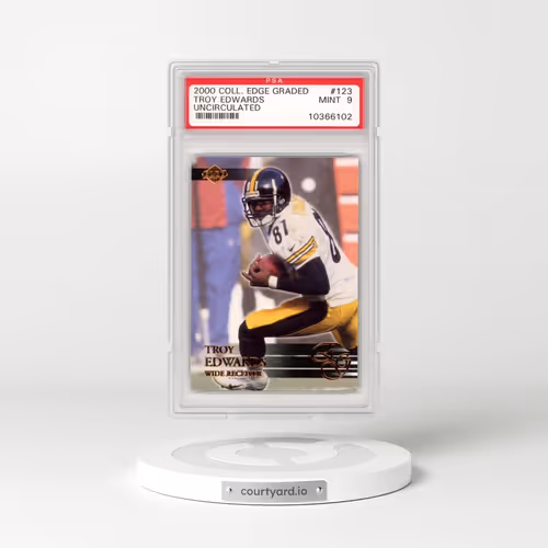 2000 Collector's Edge Graded #123 Troy Edwards - Uncirculated (PSA 9 MINT)