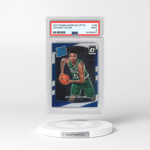 2017 Panini Donruss Optic #198 Jayson Tatum (PSA 9 MINT)