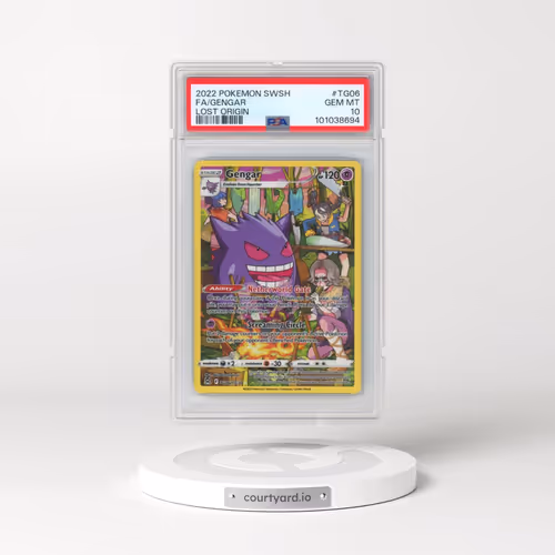 2022 Pokémon Sword & Shield Lost Origin #TG06 Gengar - Full Art (PSA 10 GEM MINT)