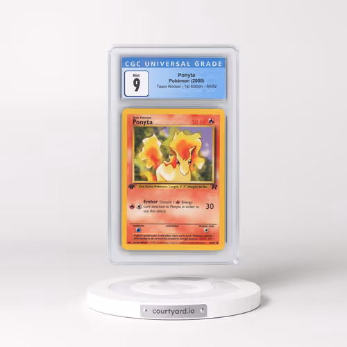 2000 Team Rocket #64/82 Ponyta - 1st Edition 1st Edition (CGC 9 MINT)