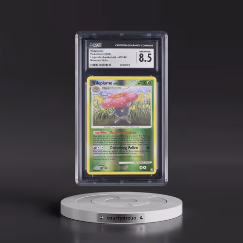 2008 Legends Awakened #45/146 Vileplume - Reverse Holo (CGC 8.5 NM-MT+)