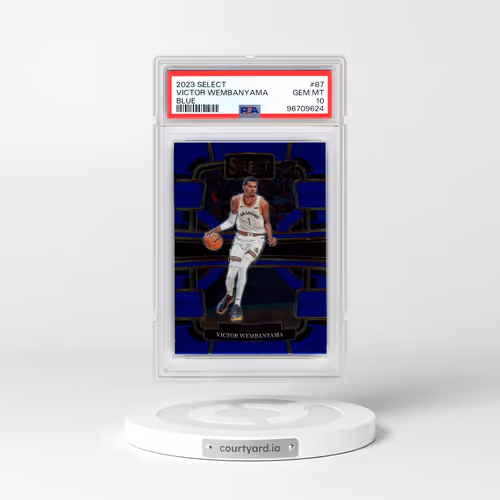 2023 Panini Select #87 Victor Wembanyama - Blue (PSA 10 GEM MINT)