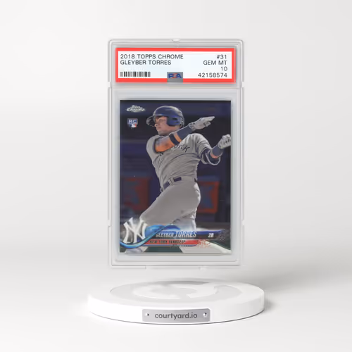 2018 Topps Chrome #31 Gleyber Torres (PSA 10 GEM MINT)