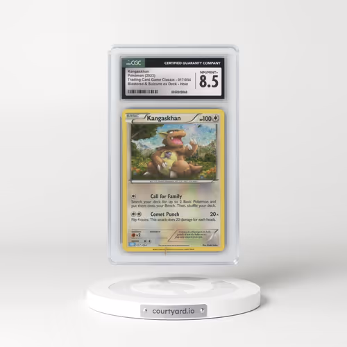 2023 Trading Card Game Classic - CLV, CLC, CLB #017/034 Kangaskhan - Blastoise & Suicune ex Deck - CLB Holo (CGC 8.5 NM-MT+)