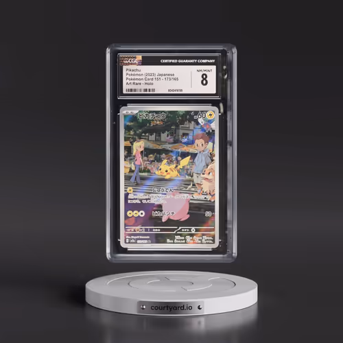 2023 Pokémon Card 151 #173/165 Pikachu - Art Rare Holo (CGC 8 NM-MT)