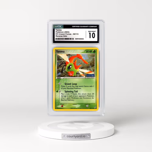 2005 EX Unseen Forces #50 Yanma - Holo (CGC 10 GEM MINT)