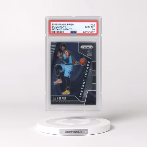 2019 Panini Prizm Instant Impact #12 Ja Morant (PSA 10 GEM MINT)