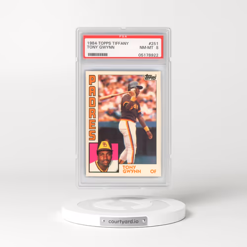 1984 Topps Tiffany #251 Tony Gwynn (PSA 8 NM-MT)