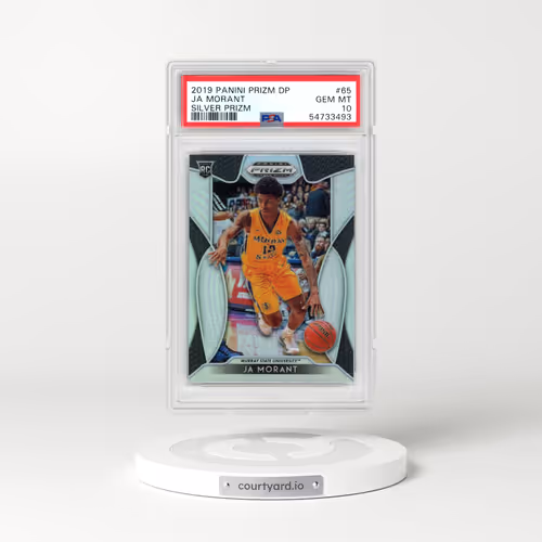 2019 Panini Prizm Draft Picks #65 Ja Morant - Silver Prizm (PSA 10 GEM MINT)