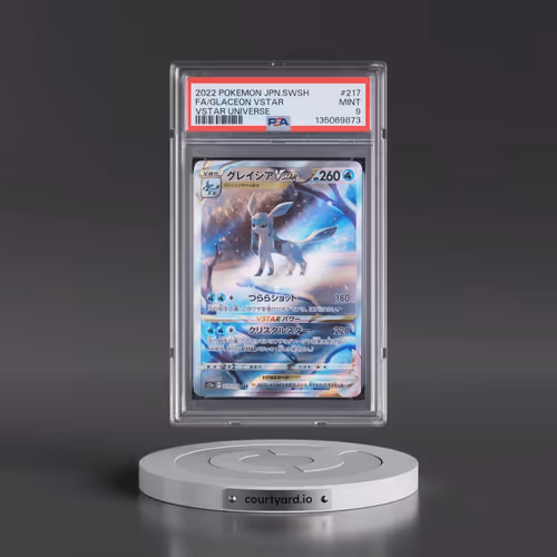 2022 Pokémon Sword & Shield Vstar Universe #217 Glaceon Vstar - Full Art (PSA 9 MINT)