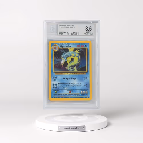 1999 Base Set #6 Gyarados - Holo (BGS 8.5 NM-MT+)