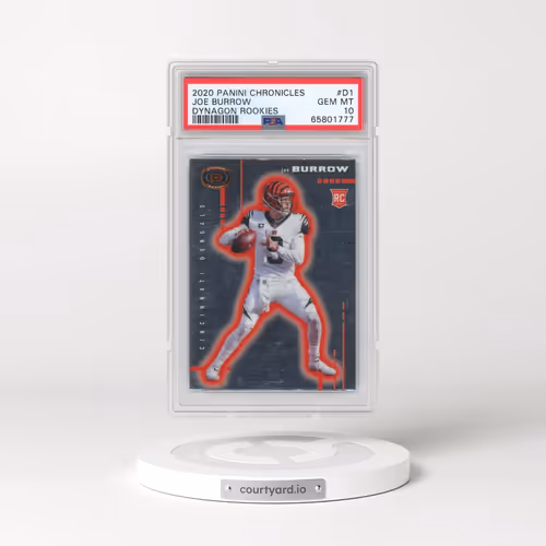 2020 Panini Chronicles Dynagon Rookies #D1 Joe Burrow (PSA 10 GEM MINT)
