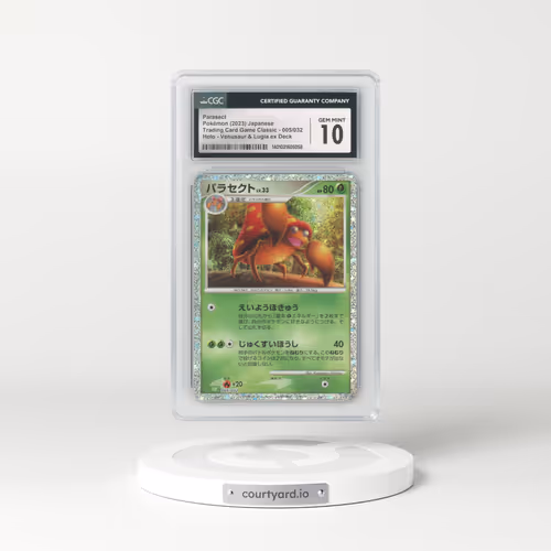 2023 Trading Card Game Classic - CLF, CLL, CLK #005/032 Parasect - Holo Venusaur & Lugia ex Deck - CLF (CGC 10 GEM MINT)