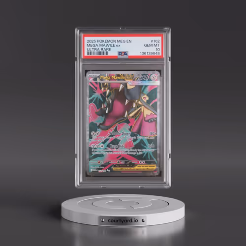 2025 Pokémon Meg EN-Mega Evolution #162 Mega Mawile EX - Holo Ultra Rare (PSA 10 GEM MINT)