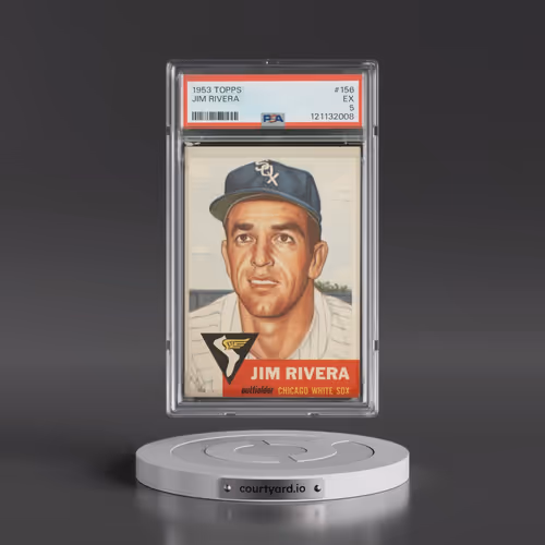 1953 Topps #156 Jim Rivera (PSA 5 EX)