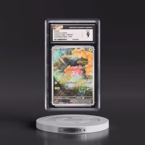 2024 Paldean Fates - PAF EN #226/091 Pawmi - Illustration Rare Holo (CGC 9 MINT)