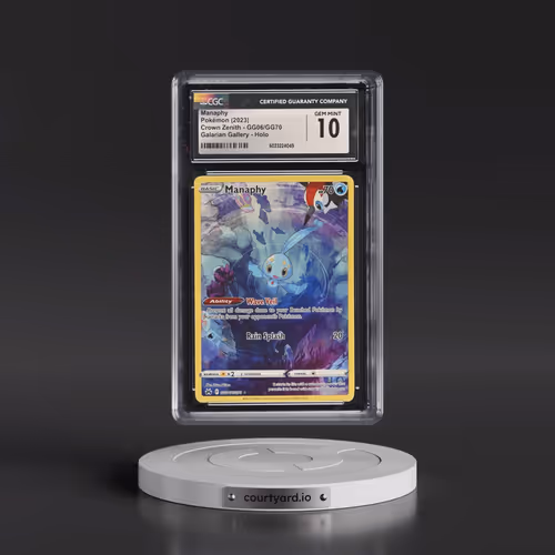 2023 Crown Zenith #GG06/GG70 Manaphy - Galarian Gallery Holo (CGC 10 GEM MINT)
