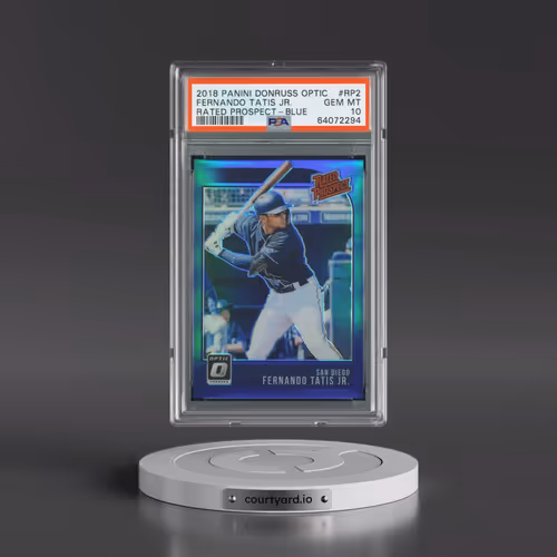 2018 Panini Donruss Optic Rated Prospect #RP2 Fernando Tatis Jr. - Blue (PSA 10 GEM MINT)
