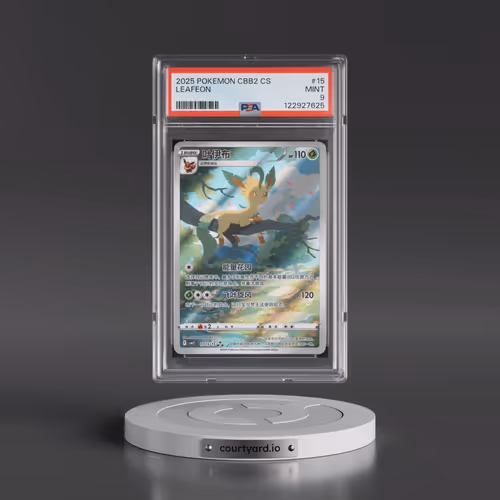 2025 Pokémon Simplified CBB2 C-Gem Pack Vol 2 #15 Leafeon (PSA 9 MINT)