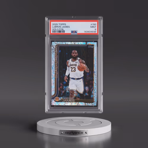 2025 Topps #150 LeBron James - Holo Foil (PSA 9 MINT)