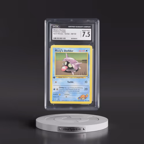 2000 Gym Heroes #89/132 Misty's Shellder - 1st Edition 1st Edition (CGC 7.5 NM+)