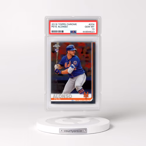 2019 Topps Chrome #204 Pete Alonso (PSA 10 GEM MINT)