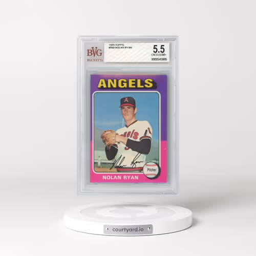 1975 Topps #500 Nolan Ryan (BVG 5.5 EX+)