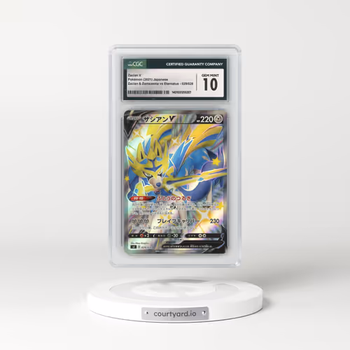2021 Zacian & Zamazenta vs Eternatus Special Deck #029/028 Zacian V - Holo (CGC 10 GEM MINT)