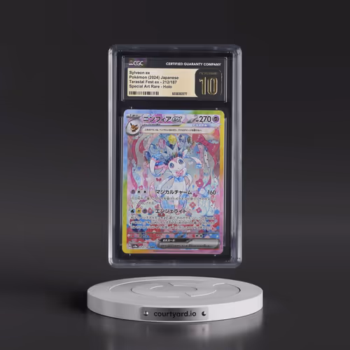 2024 High Class Pack: Terastal Fest ex - sv8a #212/187 Sylveon ex - Special Art Rare Holo (CGC 10 PR