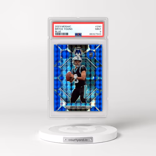 2023 Panini Mosaic #290 Bryce Young - Blue (PSA 9 MINT)