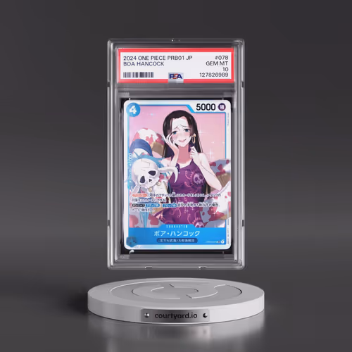 2024 One Piece Japanese PRB01-Premium Booster -One Piece Card the Best #078 Boa Hancock (PSA 10 GEM