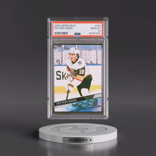 2020 Upper Deck #239 Peyton Krebs (PSA 10 GEM MINT)