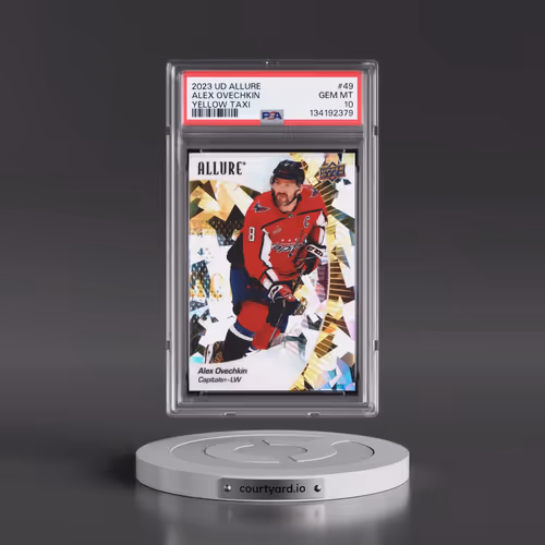 2023 Upper Deck Allure #49 Alex Ovechkin - Yellow Taxi (PSA 10 GEM MINT)