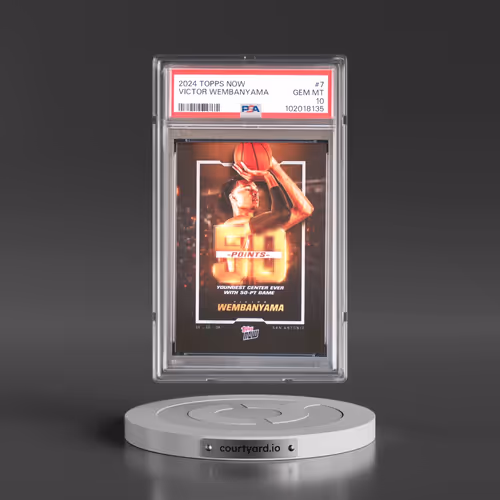 2024 Topps Now #7 Victor Wembanyama (PSA 10 GEM MINT)