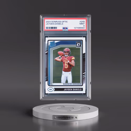 2024 Panini Donruss Optic #248 Jayden Daniels (PSA 9 MINT)