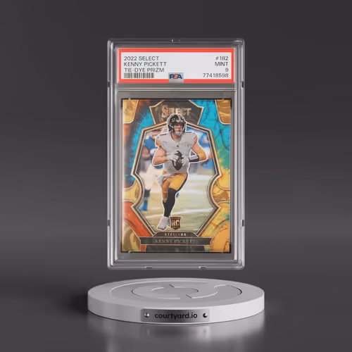 2022 Panini Select #182 Kenny Pickett - Tie-Dye Prizm (PSA 9 MINT)