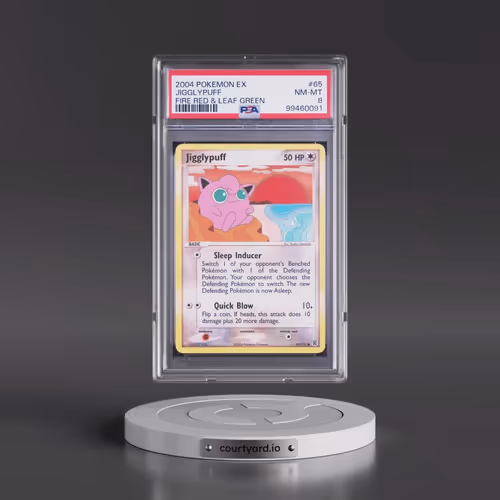 2004 Pokémon EX Fire Red & Leaf Green #65 Jigglypuff (PSA 8 NM-MT)