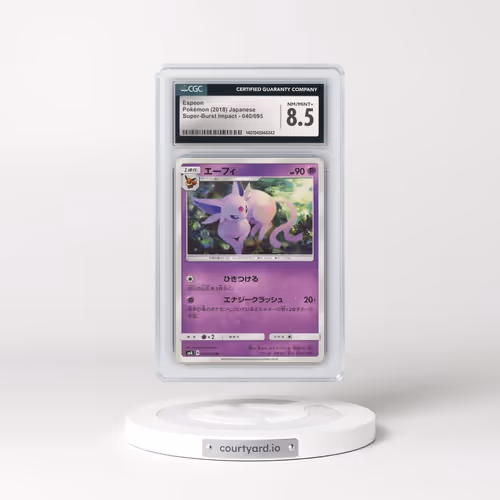 2018 Super-Burst Impact #040/095 Espeon (CGC 8.5 NM-MT+)
