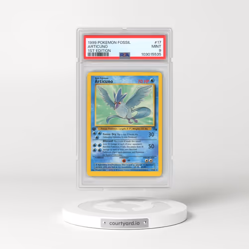 1999 Pokémon Fossil #17 Articuno - 1st Edition (PSA 9 MINT)