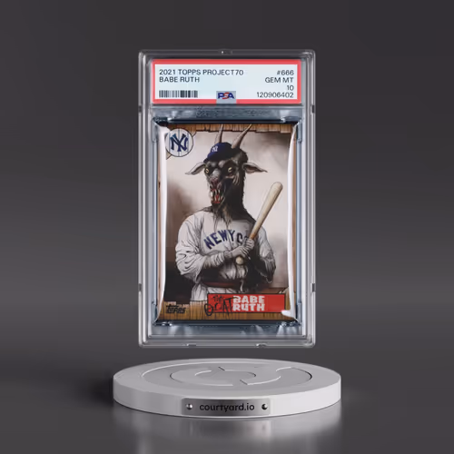 2021 Topps PROJECT70 #666 Babe Ruth (PSA 10 GEM MINT)