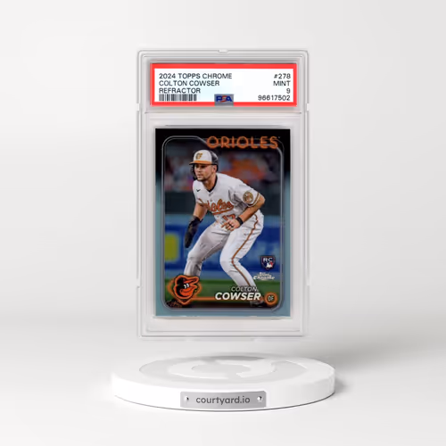 2024 Topps Chrome #278 Colton Cowser - Refractor (PSA 9 MINT)