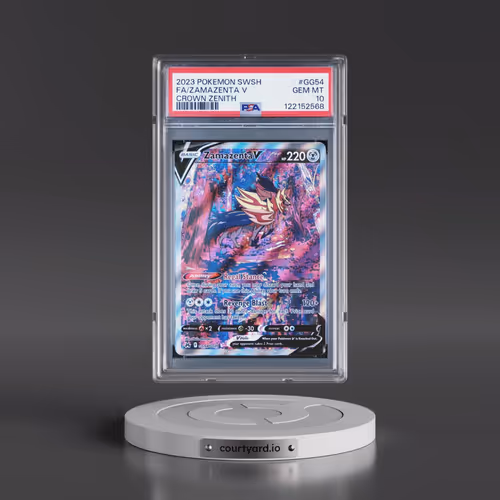 2023 Pokémon Sword and Shield Crown Zenith #GG54 Zamazenta V - Holo Full Art (PSA 10 GEM MINT)