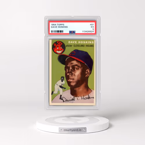 1954 Topps #81 Dave Hoskins (PSA 5 EX)