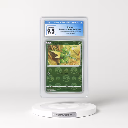 2022 Japanese Incandescent Arcana #1 Scyther - Holo Poke Ball Reverse Holo (CGC 10 GEM MINT)