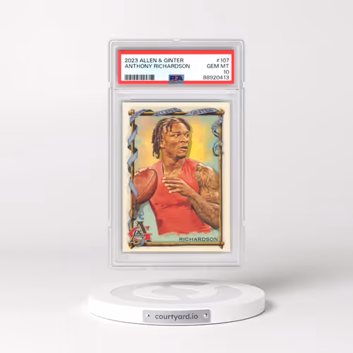 2023 Topps Allen & Ginter #107 Anthony Richardson (PSA 10 GEM MINT)