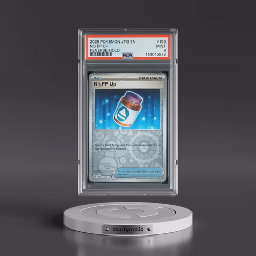2025 Pokémon Jtg EN-Journey Together #153 N's PP Up - Reverse Holo (PSA 9 MINT)