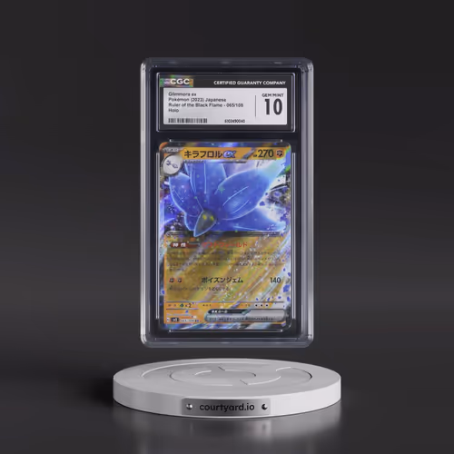 2023 Ruler of the Black Flame #065/108 Glimmora ex - Holo (CGC 10 GEM MINT)
