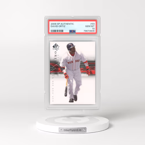 2008 SP Authentic #93 David Ortiz (PSA 10 GEM MINT)