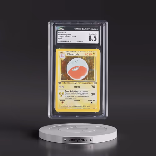1999 Jungle #2/64 Electrode - 1st Edition Holo (CGC 8.5 NM-MT+)